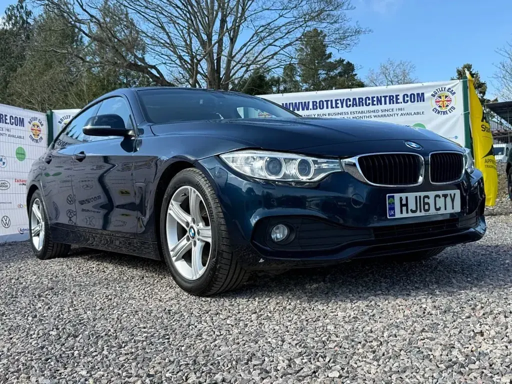 Begagnad BMW 420 Comfort Edition 190 HK (139 kW) 2016 Blå Halvkombi