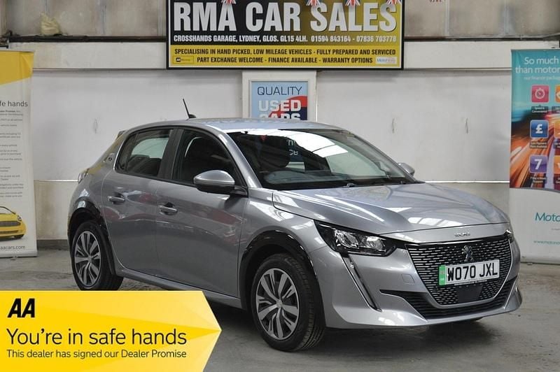 Used Peugeot e-208 Active 100 kW (136 HP) 2020 Grey Hatchback
