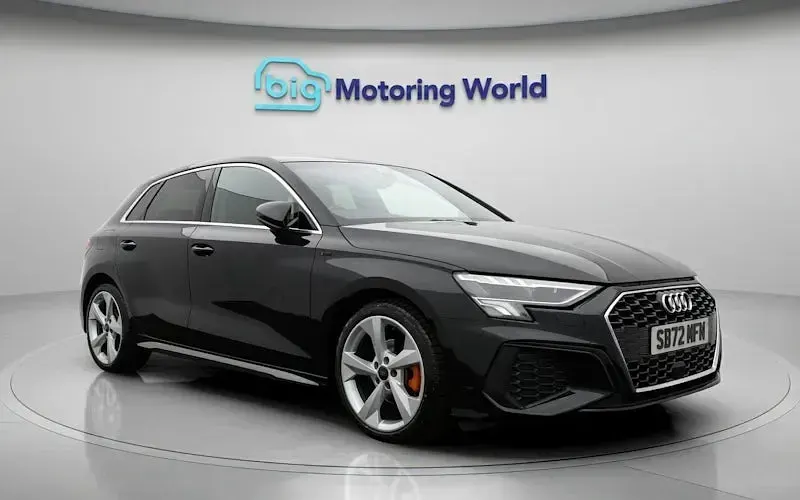 Used Audi A3 Sportback S-Line 110 HP (80 kW) 2023 Black Hatchback
