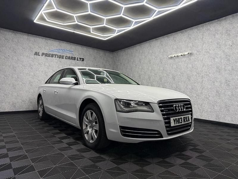 Used Audi A8 Performance 250 HP (183 kW) 2013 White Sedan