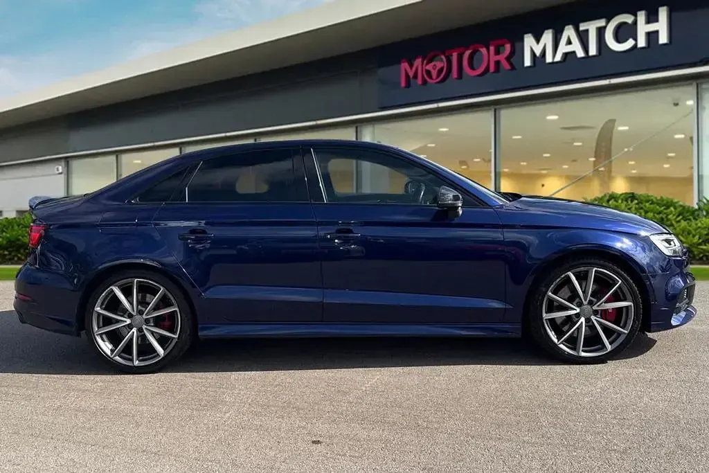 Used Audi S3 Black Edition 2018 Blue Sedan