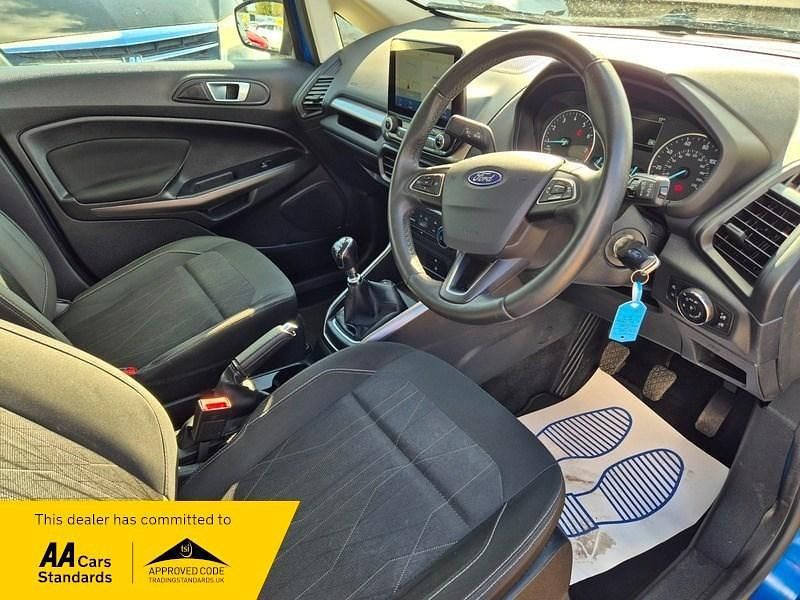 Used Ford Ecosport Zetec 100 HP (73 kW) 2019 Blue SUV