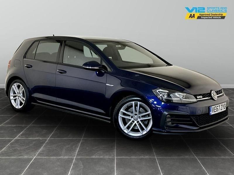 Blue Used 2018 VW Golf VII GTD Hatchback | £15,495 (Fair price) - Image 1/2