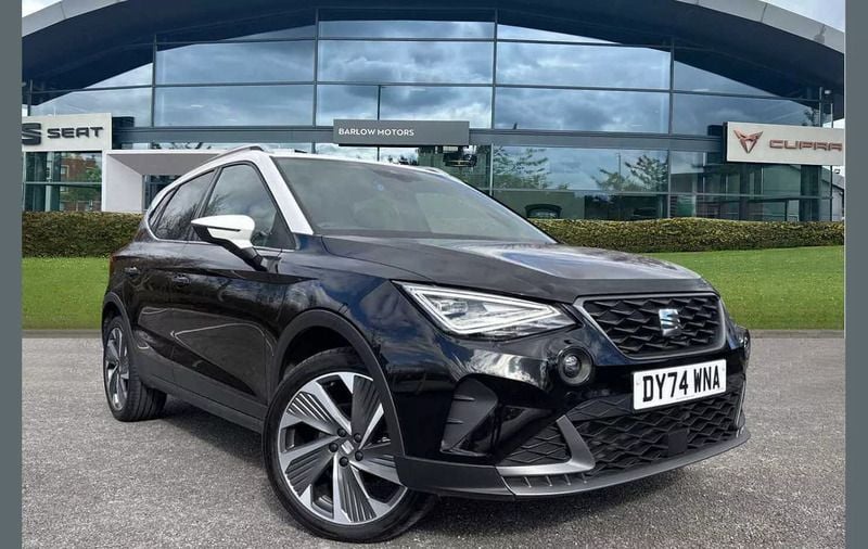 Black Used 2024 Seat Arona FR Sport SUV | £18,495 (Fair price) - Image 1/4