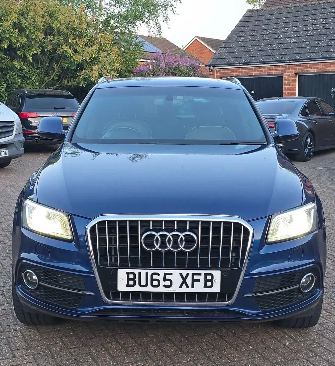 Begagnad Audi Q5 S-line plus 190 HK (139 kW) 2015 Blå SUV