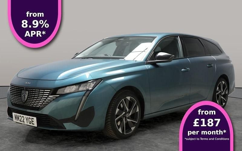 Blue Used 2022 Peugeot 308 Active Premium Estate | £13,415 (Fair price) - Image 1/3
