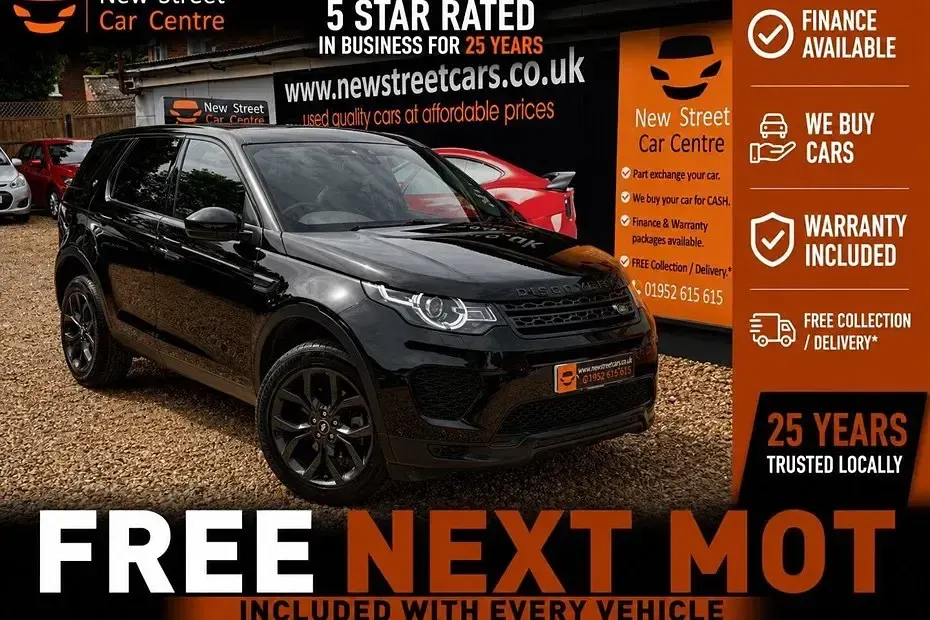 Used Land Rover Discovery Sport Landmark 180 HP (132 kW) 2018 Black SUV