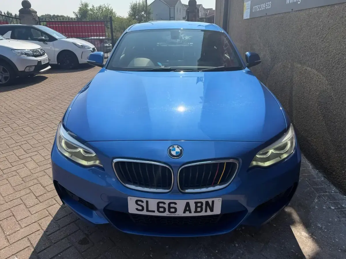 Used BMW 218 M Sport 150 HP (110 kW) 2016 Blue Coupe