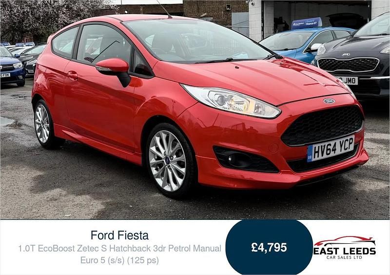 Used Ford Fiesta Zetec 125 HP (91 kW) 2014 Red Hatchback