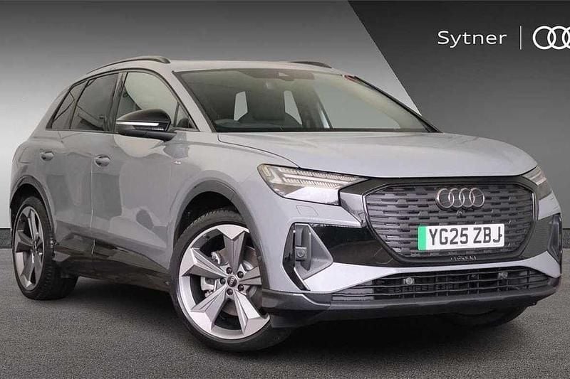 Grey Used 2025 Audi Q4 e-tron Black Edition SUV | £43,500 (Expensive) - Image 1/4
