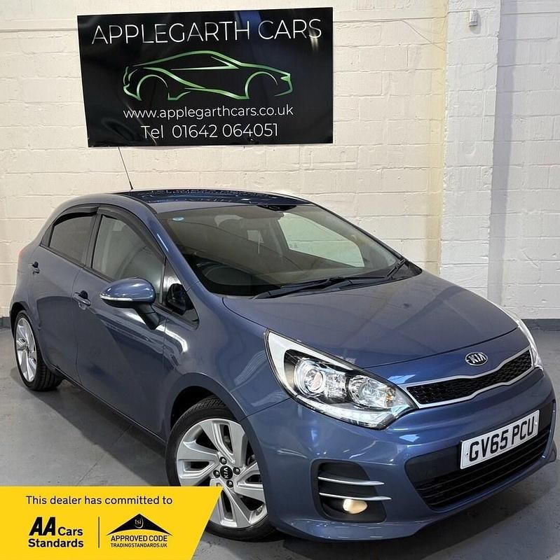 Blue Used 2016 Kia Rio Hatchback | £5,390 (Fair price) - Image 1/4