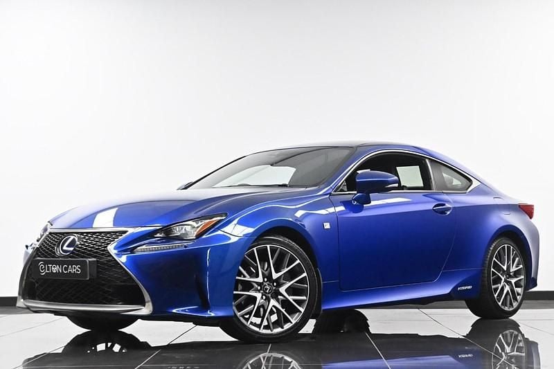 Used Lexus RC300h Sport Line 2016 Blue Coupe