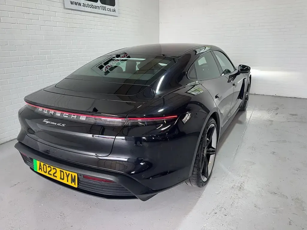 Used Porsche Taycan Performance Package 11 kW (15 HP) 2022 Black Sedan