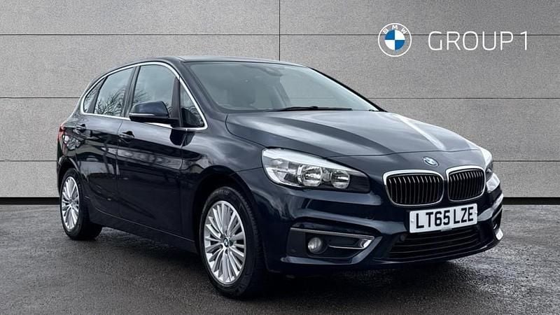 Used BMW 218 Active Tourer Luxury Line 134 HP (98 kW) 2015 Blue MPV