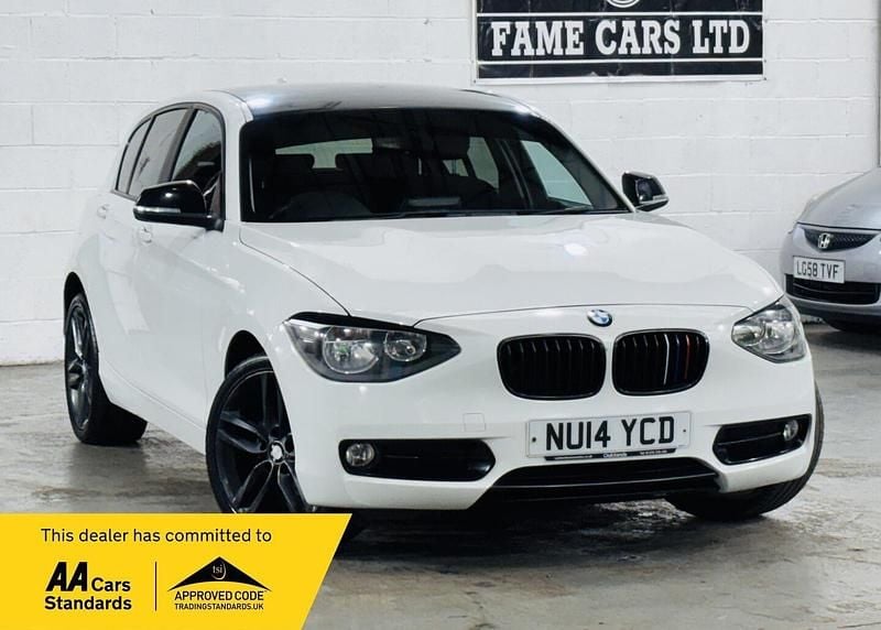 White Used 2014 BMW 116 Sport Line Hatchback | £3,500 (Good price) - Image 1/3