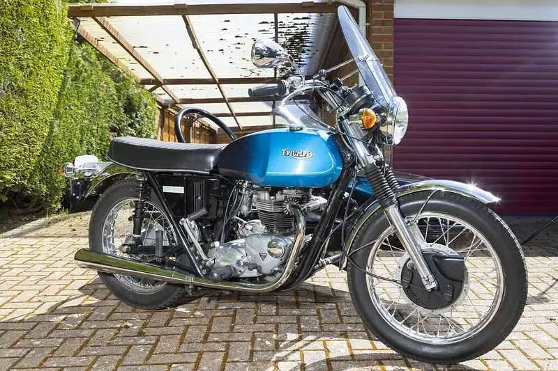 Used Triumph TR6 1972 Blue Cabriolet