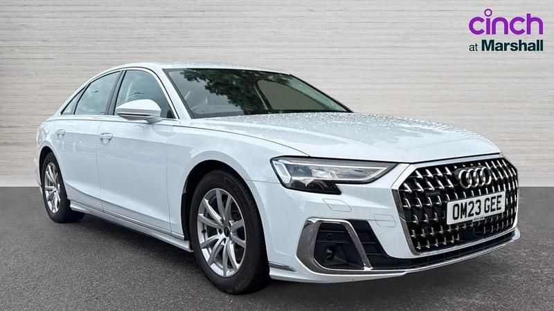 Used Audi A8L Sport 286 HP (210 kW) 2023 White Sedan
