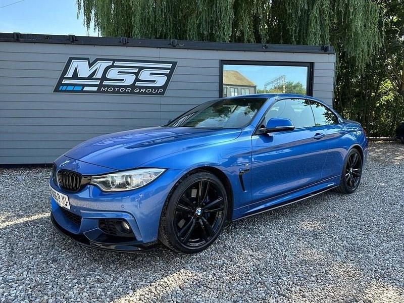 Blue Used 2017 BMW 420 M Sport Cabriolet | £11,495 (Fair price) - Image 1/4