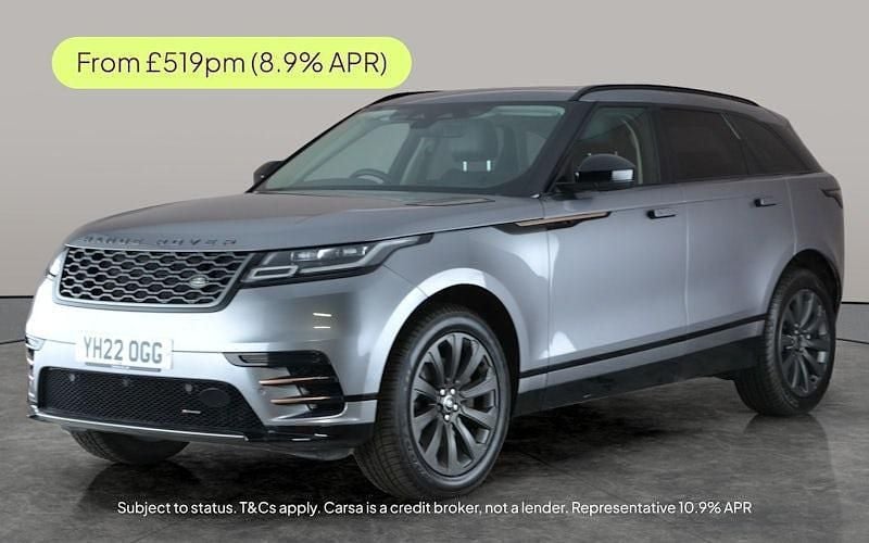 Grey Used 2022 Land Rover Range Rover Velar SE Dynamic SUV | £30,626 (Good price) - Image 1/3