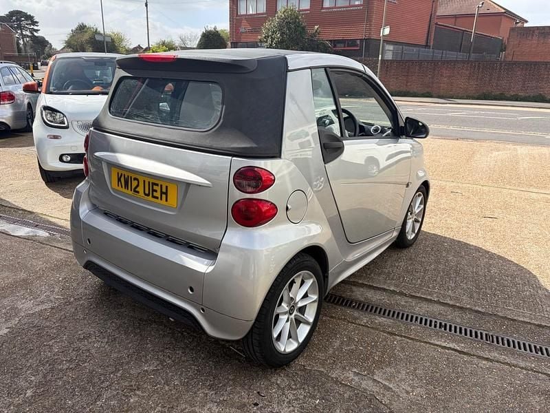 Used Smart ForTwo Cabrio Passion 2012 Silver Cabriolet