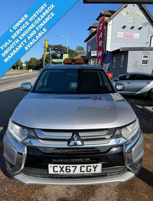 Silver Used 2017 Mitsubishi Outlander SUV | £7,995 (Fair price) - Image 1/4