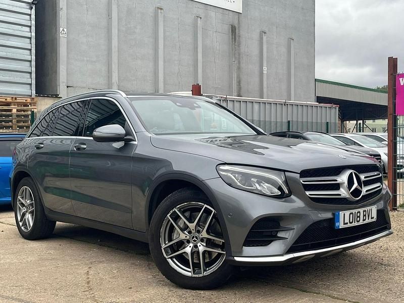 Grey Used 2018 Mercedes GLC220 AMG line Estate | £18,800 (Good price) - Image 1/4
