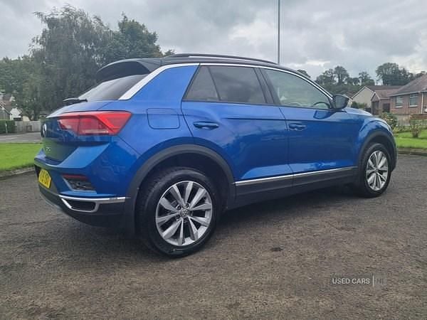 Used VW T-Roc Design 150 HP (110 kW) 2019 Blue SUV