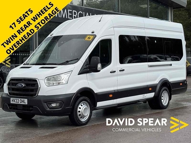 Frozen white (solid paint) Used 2022 Ford Transit | £19,990 (Expensive) - Image 1/3