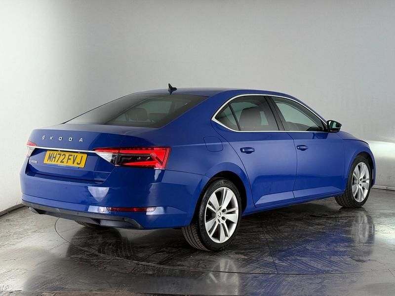 Used Skoda Superb SE L 2023 Blue Hatchback