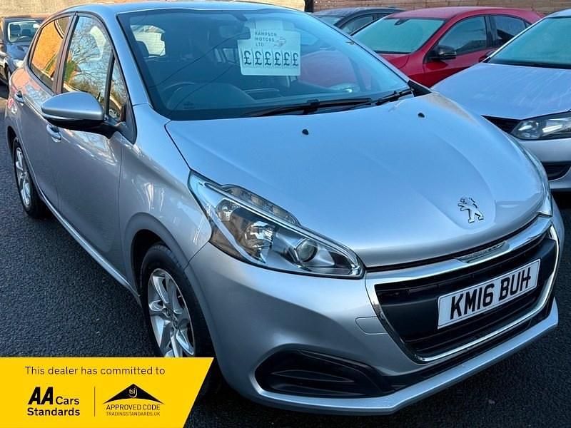 Silver Used 2016 Peugeot 208 Active Hatchback | £3,999 (Good price) - Image 1/4
