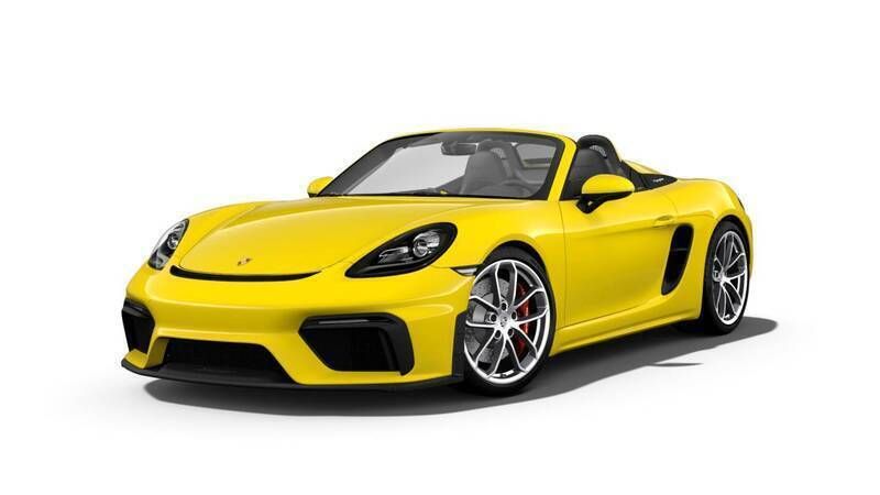 Racing yellow Used 2020 Porsche 718 Spyder | £79,990 - Image 1/4