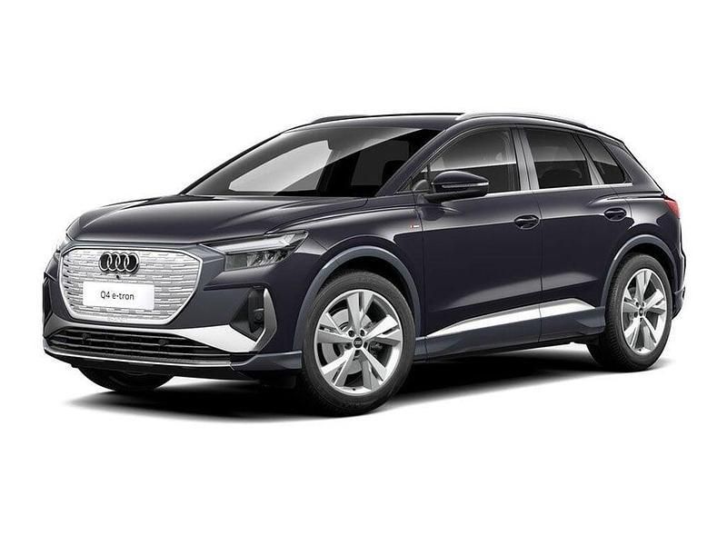 Black New 2025 Audi Q4 e-tron S-Line SUV | £45,885 (Super price) - Image 1/4