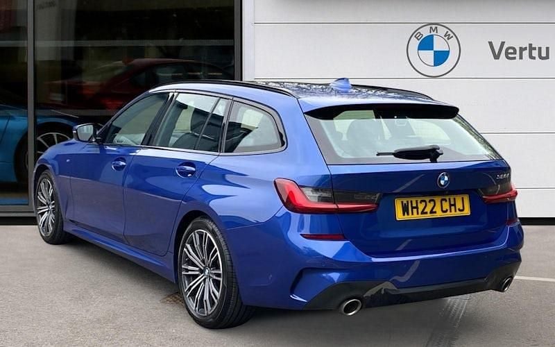 Used BMW 320 M Sport 184 HP (135 kW) 2022 Blue Estate