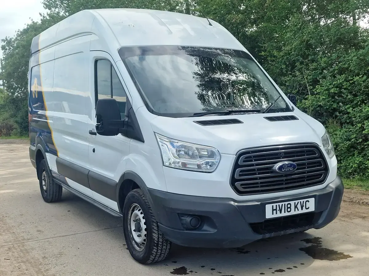 Used Ford Transit 130 HP (95 kW) 2018 White Van