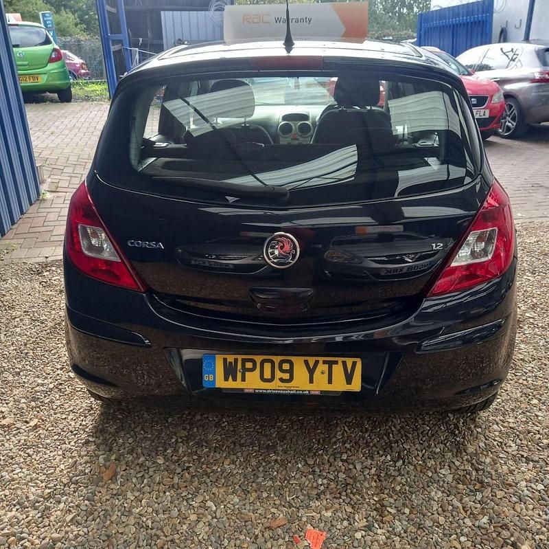 Used Vauxhall Corsa Active 79 HP (58 kW) 2009 Black Hatchback