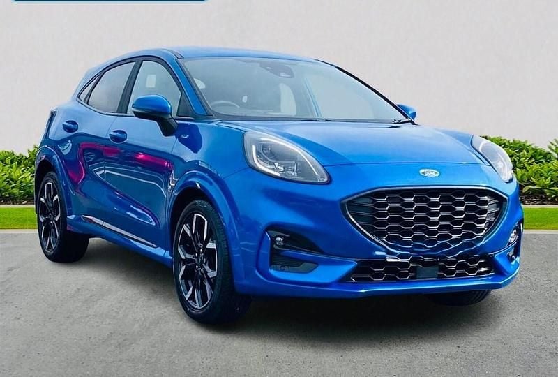 Blue Used 2021 Ford Puma Gen-E ST-Line X Hatchback | £15,995 (A bit pricey) - Image 1/4