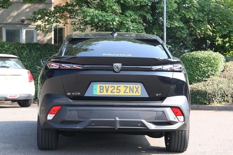 Blue Used 2025 Peugeot e-408 GT SUV | £36,703 - Image 1/3