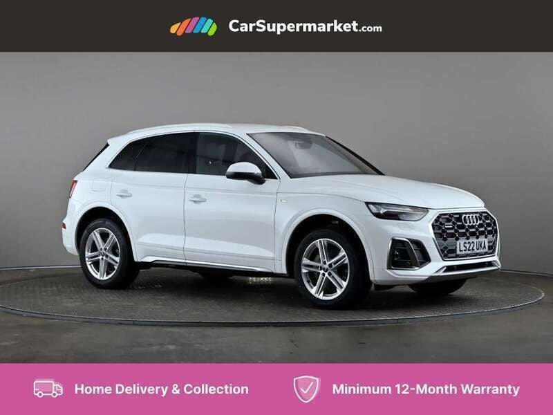 White Used 2022 Audi Q5 S-Line SUV | £29,697 (Good price) - Image 1/4