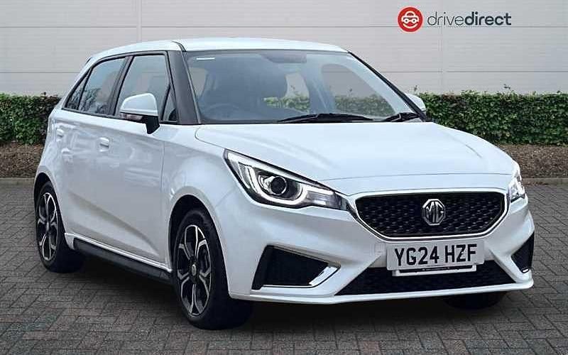 Used MG MG3 Exclusive 106 HP (77 kW) 2024 White Hatchback