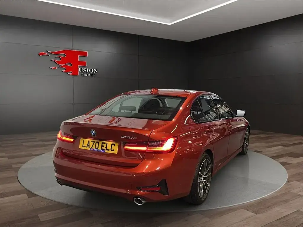 Used BMW 330e Sport Line 2021 Orange Sedan