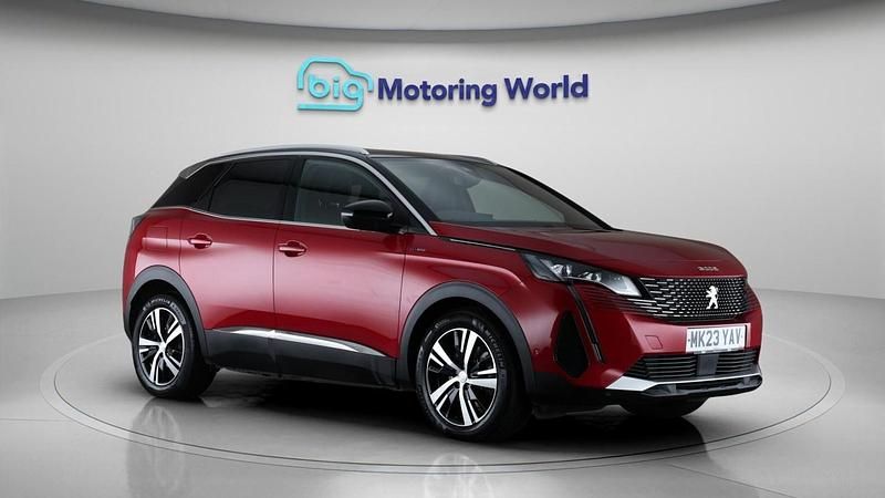 Red Used 2023 Peugeot 3008 GTi Hatchback | £19,200 (Fair price) - Image 1/4