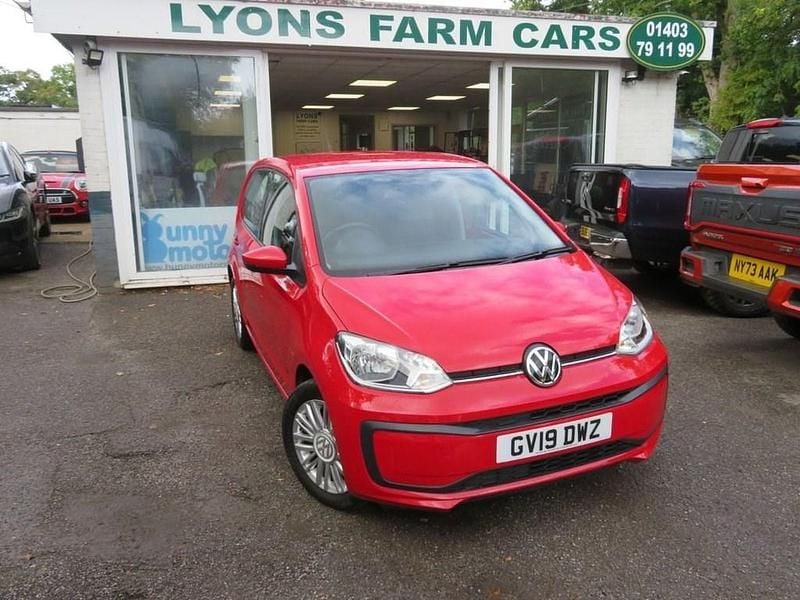 Red Used 2019 VW up! move up! Hatchback | £9,995 (Fair price) - Image 1/3