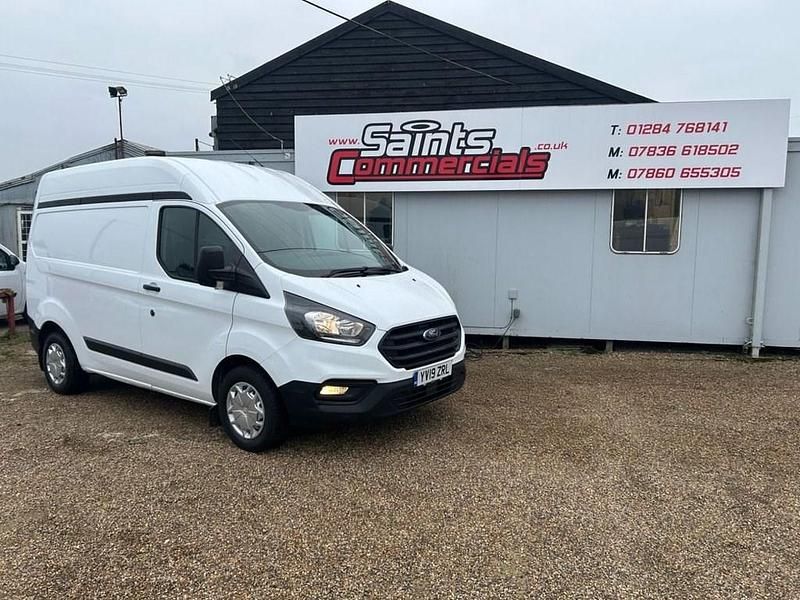 Used Ford Transit Custom 105 HP (77 kW) 2019 White Van