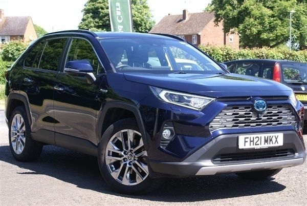 Obsidian blue metallic Used 2021 Toyota RAV4 SUV | £27,500 (Fair price) - Image 1/1