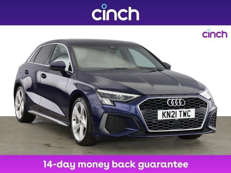 Blue Used 2021 Audi A3 S-Line Hatchback | £20,899 (Fair price) - Image 1/3