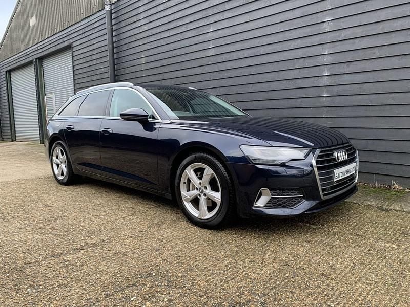 Used Audi A6 Sport 204 HP (150 kW) 2018 Blue Estate
