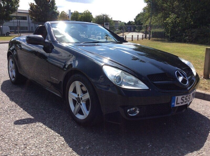 Used Mercedes SLK200 184 HP (135 kW) 2009 Black Cabriolet