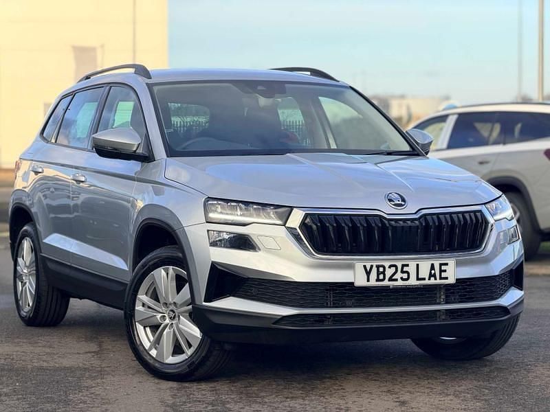 Used Skoda Karoq SE 110 HP (80 kW) 2025 Brilliant silver SUV