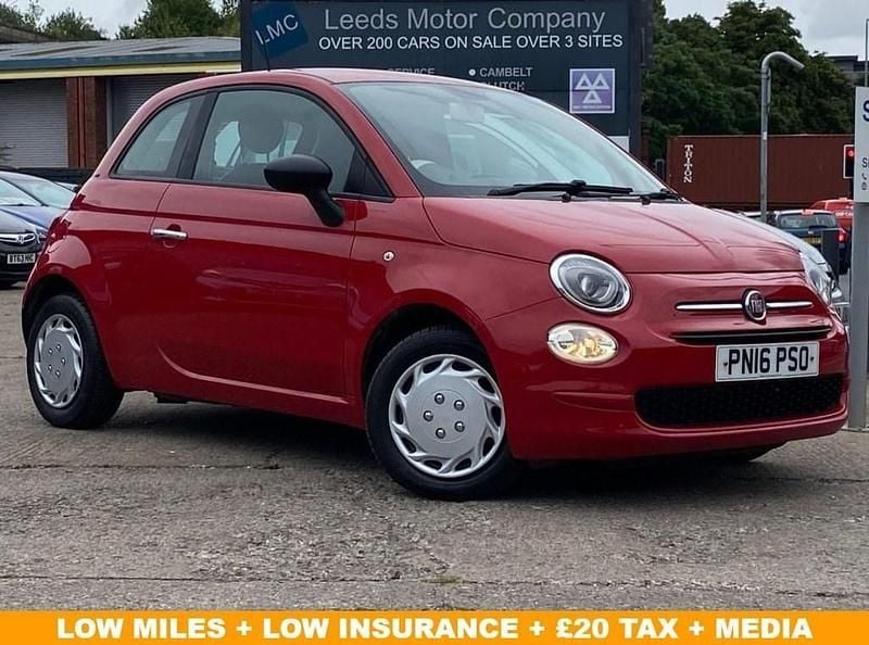 Red Used 2016 Fiat 500 Pop Hatchback | £4,995 (Good price) - Image 1/4