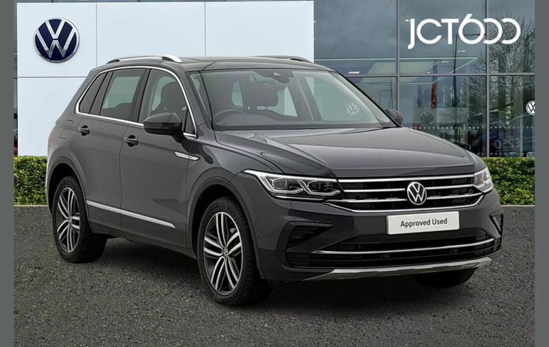 Grey Used 2022 VW Tiguan Elegance SUV | £24,143 (Fair price) - Image 1/4